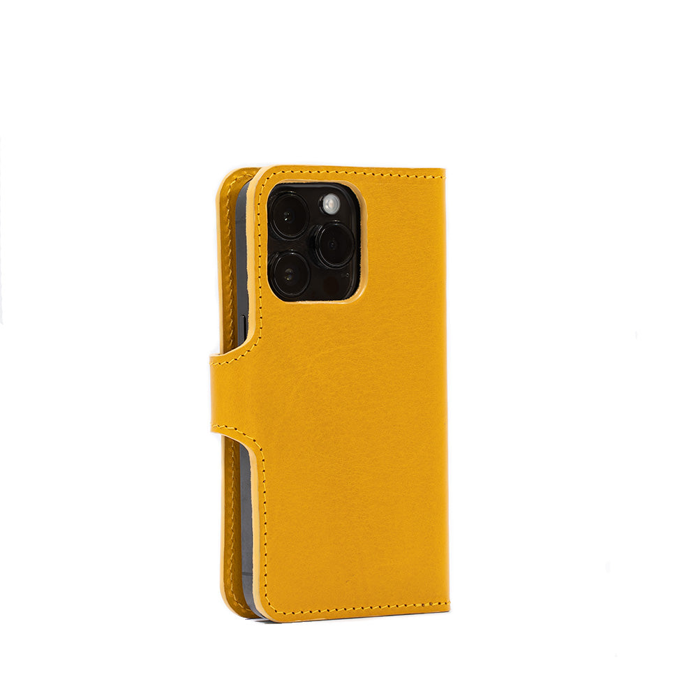 iPhone 14 series Top-Grain Leather Folio Case Wallet - Classic 4.0
