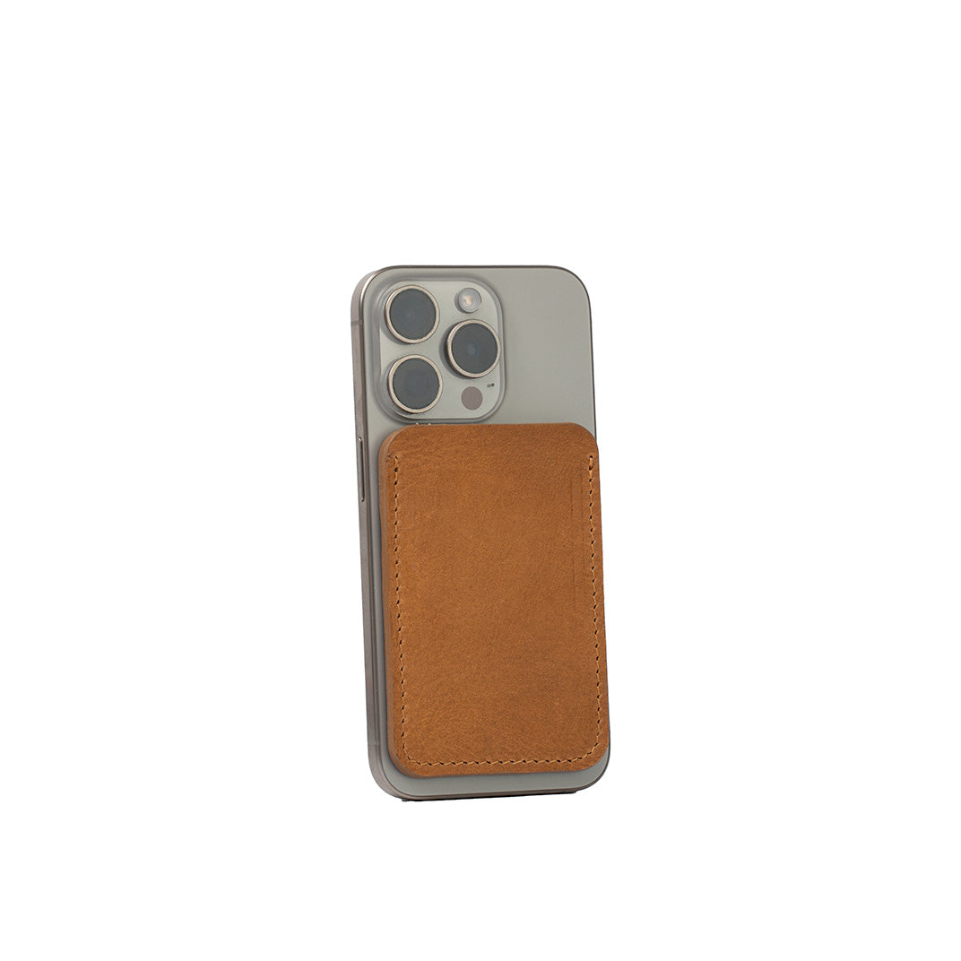 Leather MagSafe wallet - The Minimalist