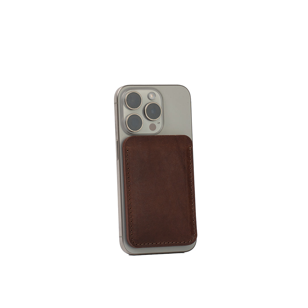 Leather MagSafe wallet - The Minimalist