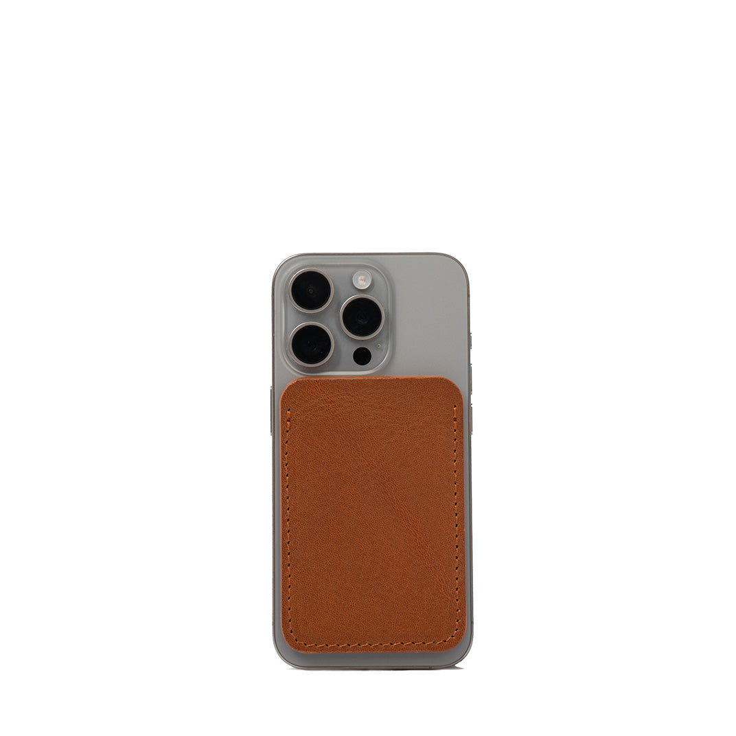 Leather MagSafe wallet - The Minimalist