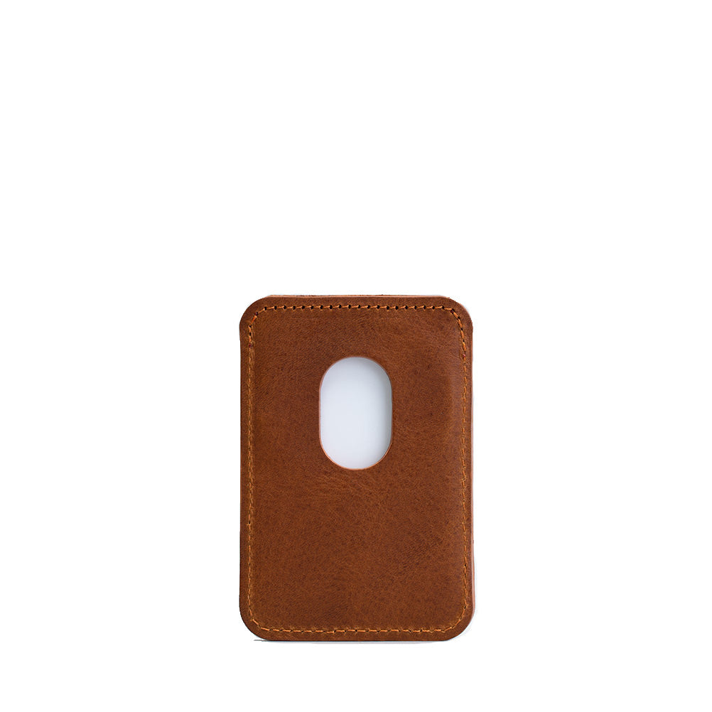 Leather MagSafe wallet - The Minimalist